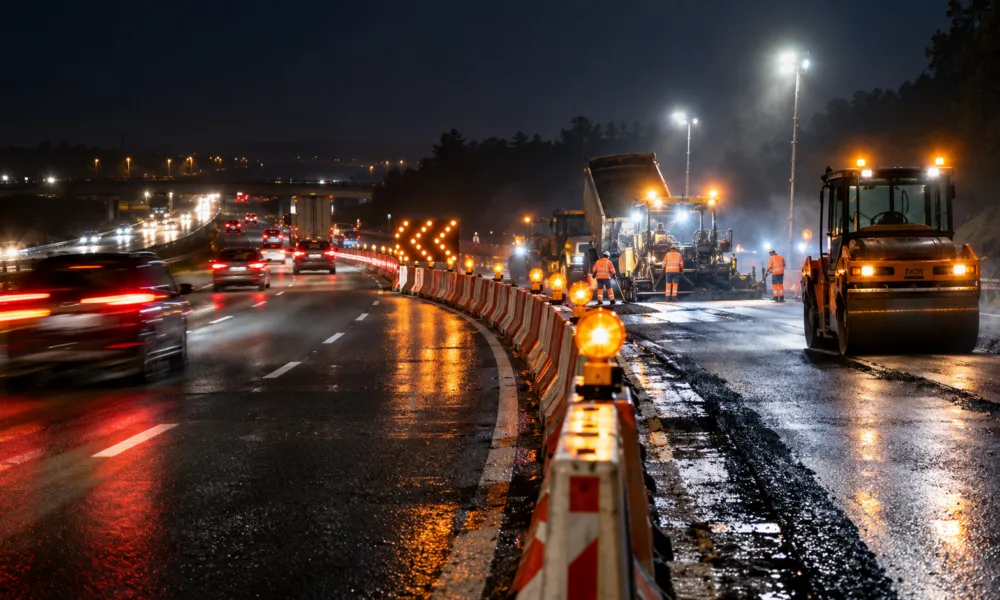 Nocne zamknięcia na autostradach od poniedziałku 19 października – utrudnienia na A10 pod Blois, A11, A7, A61, A68 i A89