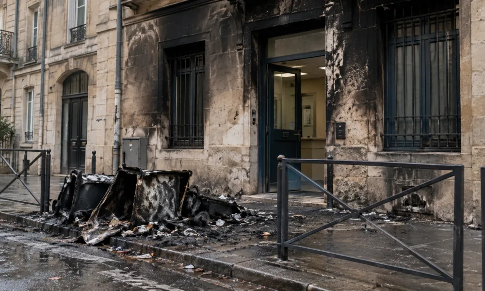 Podpalili posterunek z policjantami w środku – w Bordeaux śledztwo w sprawie usiłowania zabójstwa