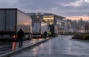 Strajk w transporcie drogowym w Bretanii w piątek 16 października – kierowcy protestują pod Rennes i w Vannes
