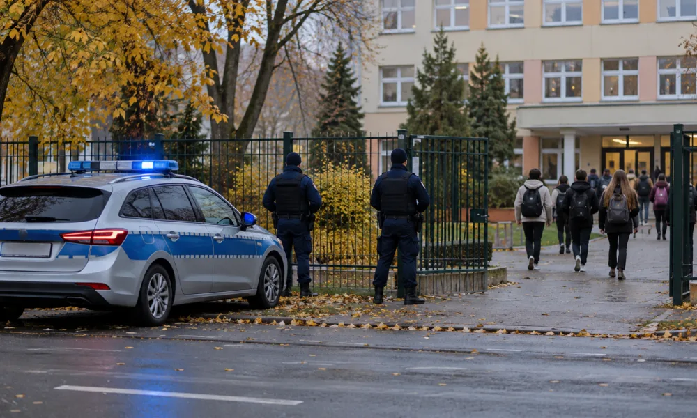 Po trzech atakach nożowników w szkołach Polska wysłała 20 000 policjantów – „Żadnych kompromisów” w sprawie bezpieczeństwa dzieci