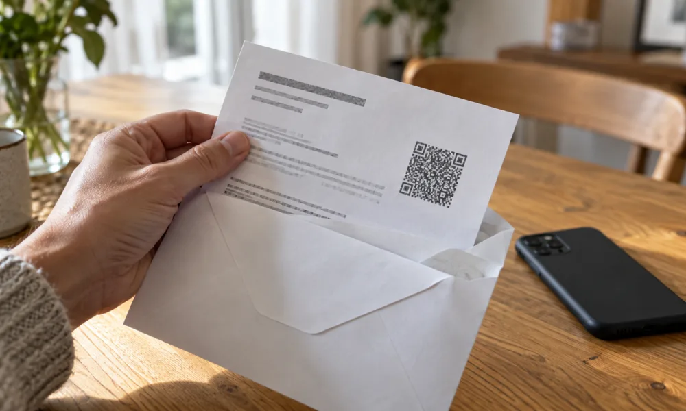 List z urzędu skarbowego z kodem QR i żądaniem 5 euro wyglądał na oszustwo – okazał się prawdziwy