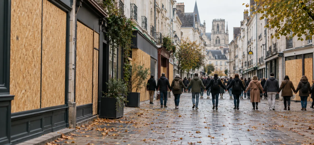 Tours: we wtorek 20 października o godz. 14.00 mieszkańcy mają chwycić się za ręce przy rue de Bordeaux – wsparcie dla splądrowanych sklepów