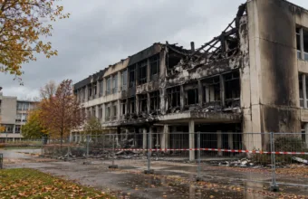 Pożar wydziału filologicznego w Rouen – zatrzymany student podejrzany o udział w podpaleniu budynku Michel Serres