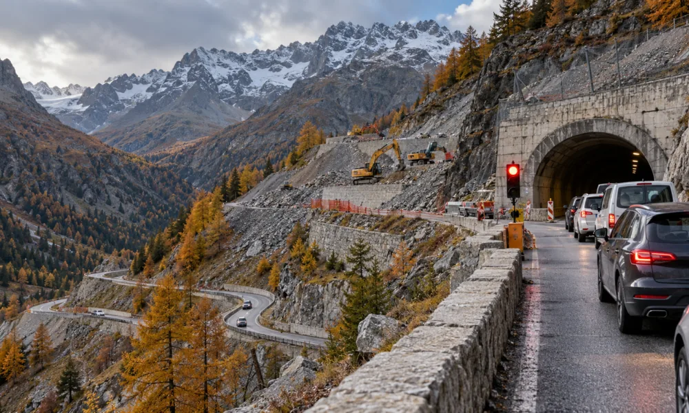 Tunel de Tende między Francją a Włochami bez przerw w ciągu dnia od 30 listopada – na Toussaint przejazd od godz. 6.00 do 23.00