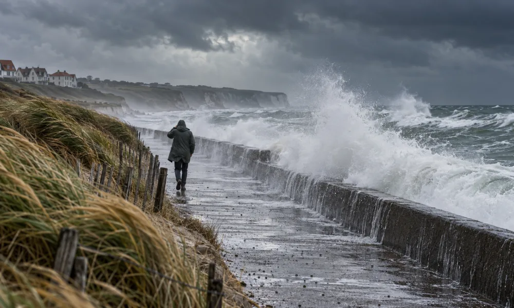 Silny wiatr w Hauts-de-France w środę 21 października – żółty alert w Somme, Pas-de-Calais i Nord, w piątek porywy do 105 km/h
