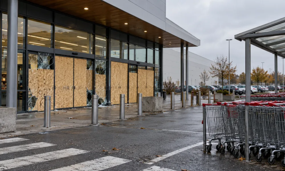 Carrefour liczy straty po grabieżach 17 października – nawet 200 mln euro, akcje sieci tracą ponad 12 procent
