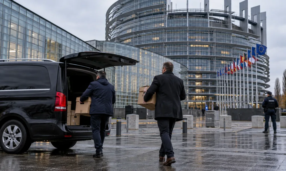 Przeszukania w Parlamencie Europejskim w Brukseli i Strasburgu – śledztwo dotyczy dawnej grupy, do której należało Zjednoczenie Narodowe