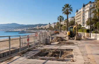 Od poniedziałku 19 października wielka przebudowa Croisette w Cannes – ruch jednokierunkowy i objazdy, prace potrwają do 2029 r.