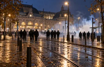 Protest 17 października w Alsacji – 15 000 osób w Strasburgu, starcia przy dworcu w Miluzie i żółte kamizelki na rondach