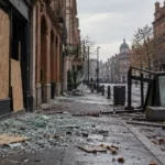 Tuluza po proteście 17 października – według prefekta 1 500-2 000 chuliganów, około 20 splądrowanych sklepów i 94 zatrzymanych