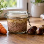 Terrina kasztanowa La Drosera Gourmande wycofana w całej Francji – także pluszowe breloki i poduszki-owoce I Total, dziecko może się zadławić