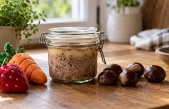 Terrina kasztanowa La Drosera Gourmande wycofana w całej Francji – także pluszowe breloki i poduszki-owoce I Total, dziecko może się zadławić