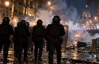 „Nasze siły były za małe” – policjanci opowiadają o zamieszkach 17 października, w Paryżu jedna kompania CRS wystrzeliła 3000 granatów z gazem