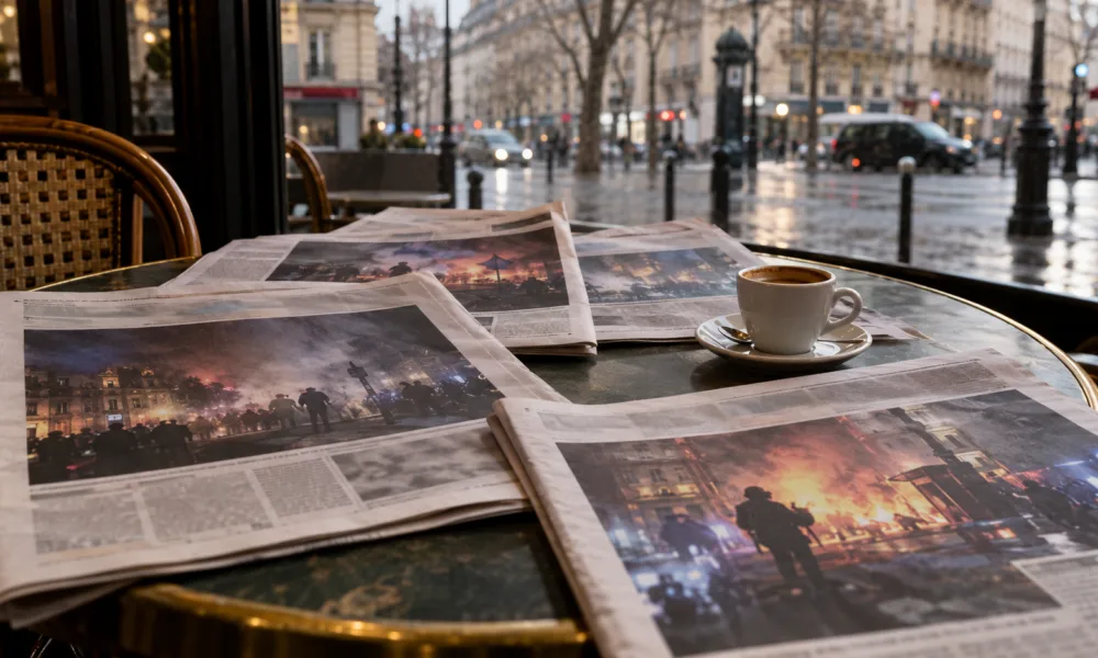 Zagraniczna prasa o zamieszkach 17 października we Francji – „New York Times” pisze o największych od lat, „El País” o końcu makronizmu