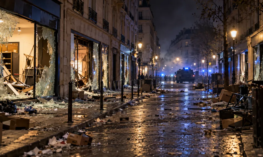 Bordeaux: uczestnicy zamieszek zdemolowali rezydencję prefekt departamentu Gironde – splądrowane sklepy w centrum, wezwano jednostkę RAID