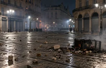 Zamieszki w Clermont-Ferrand po proteście 17 października – splądrowane sklepy Zara i Nature et Découvertes, rannych pięciu funkcjonariuszy